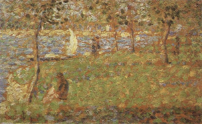 The Grand Jatte of Sunday afternoon, Georges Seurat